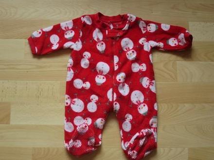 Kombinéza fleesová se sněhuláky, 62