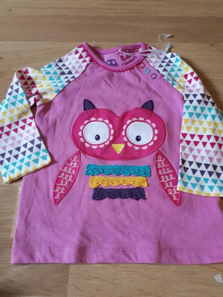 Růžové tričko se sovou, tu,68