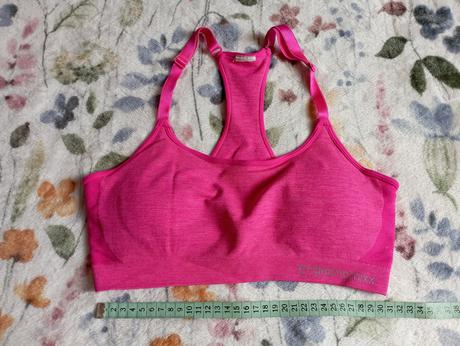 Růžová sportovní podprsenka, ergee,m