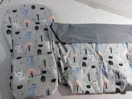 Bavlněný set do kočárku deka + vložka, 