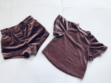 Letní sametový komplet zn.next -v.6/9 měs, next,74