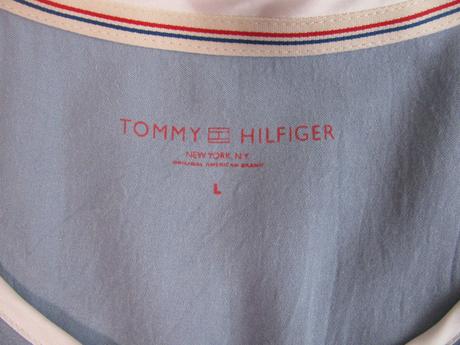 Dámské světle modré tričko tommy hilfiger, tommy hilfiger,l