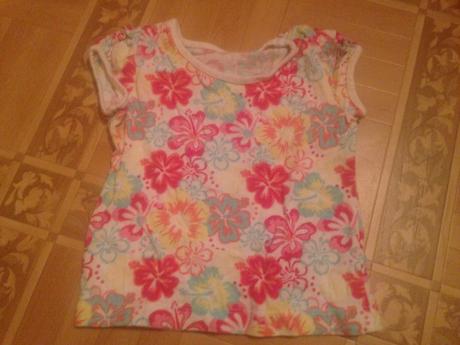 Dívčí tričko květy, matalan,74