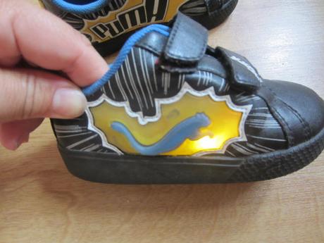 Kožené, blikací tenisky puma, puma,23