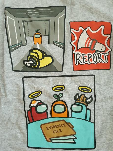 3x tričko among us 158, reserved,158