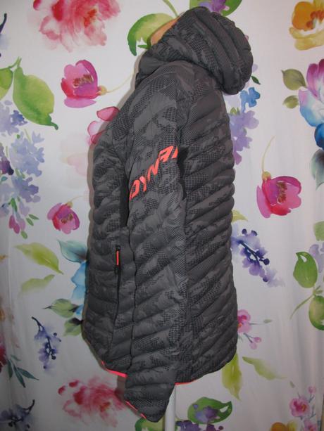 Dámská péřová jarní, podzimní bunda s kapucí, l