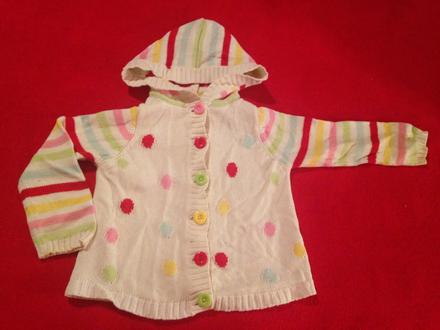 Dívčí svetr puntíky a proužky, george,86