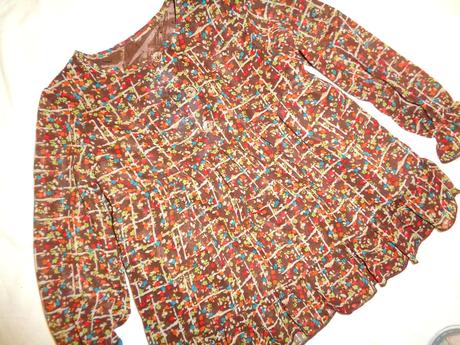 Luxusní čokohnědě květované šaty, girl2girl,92