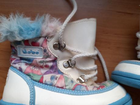 Zimní malé dětské boty, botičky vel.21, 21