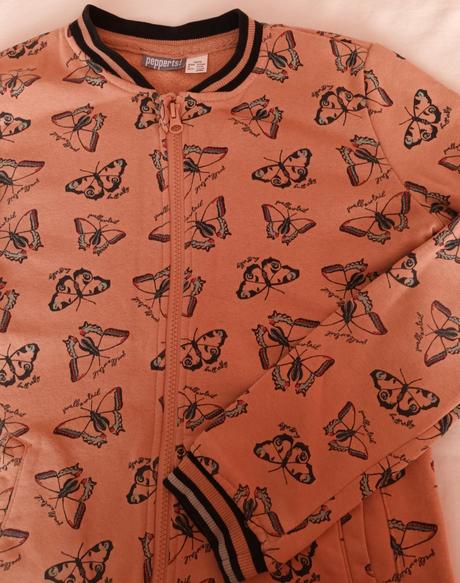 Dívčí mikina s motýlky pepperts, pepperts,146