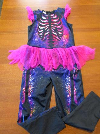 Kostým -kostlivec dívka vel 116, 