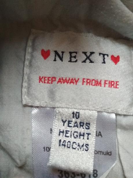 Dívčí tříčtvrteční kalhoty zn. next, next,140