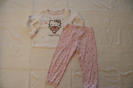 Pyžamo hello kitty, h&m,104