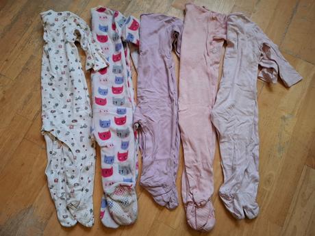 Overaly na spaní/ pyžama jednodílná vel 80, setino,80