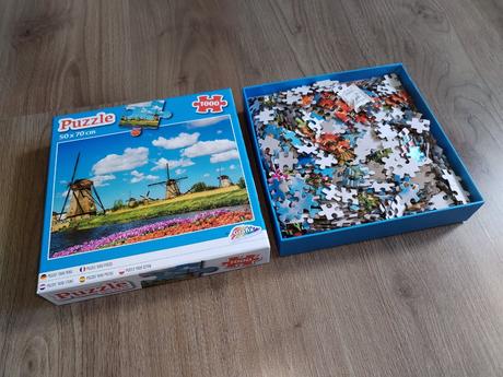 Nové puzzle jaro 1000 dílků, 