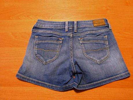 Dívčí džínové šortky vel 140, pepe jeans,140