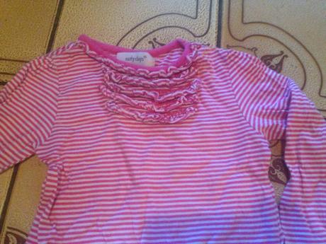 Dívčí halenka proužky, volánky, early days,68