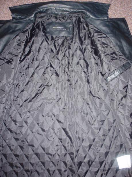 Kabát-sako-bunda kůže ombre, xl