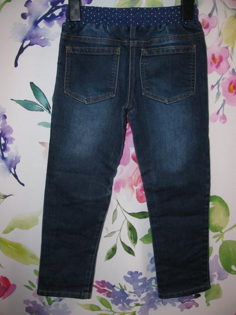 Strečové dívčí džíny s gumou v pase john baner, 122