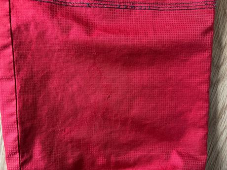 Zateplené kalhoty + zimní doplňky - karkulka, 122