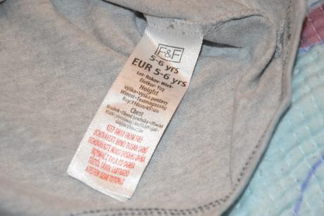 110 116 triko dlouhý rukáv s potiskem, f&f,116