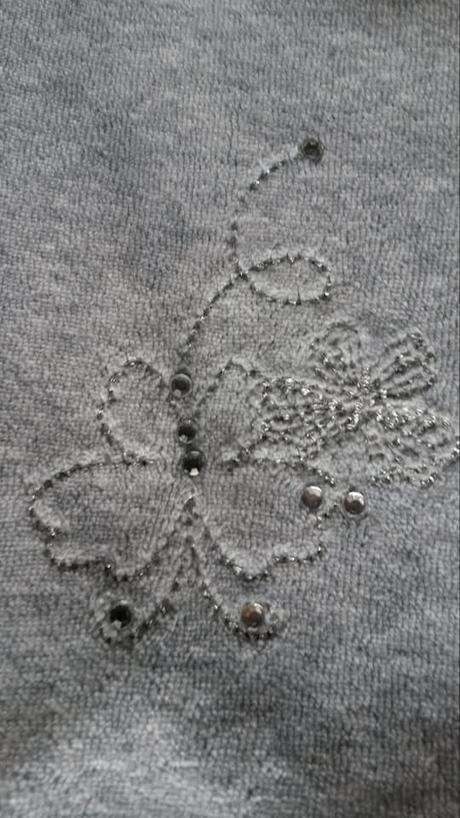 Šedé sametové tepláky vel. 122, cherokee,122