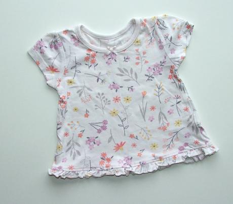 J562 dívčí květované tričko vel. 50 / 56, george,56