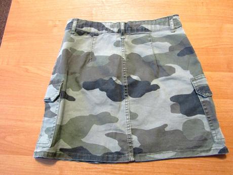 Dívčí maskáčová sukýnka vel 140-146, denim co,146