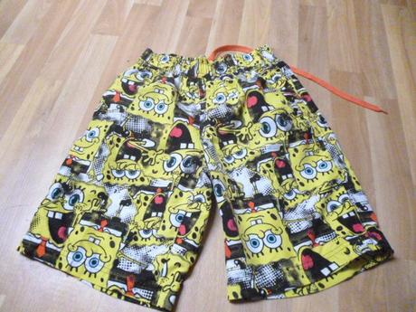 Plavky kratasy spongebob vel.s, nickelodeon,s