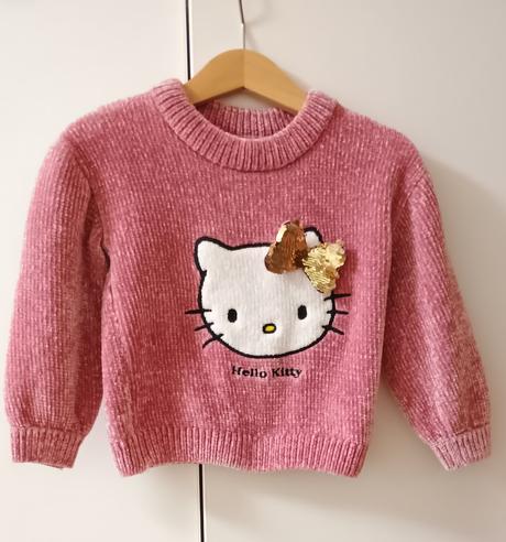 Nádherný svetřík hello kitty značky c&a vel.98, c&a,98