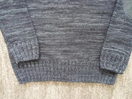 Modrý teplý svetr svetřík, c&a,140
