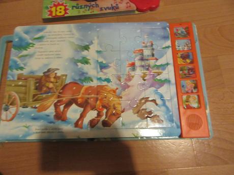 Knížka puzzle se zvuky,