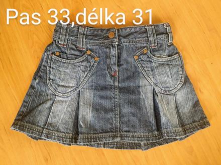 Sukně džínová, miss fiori,134