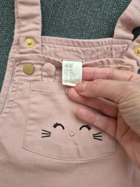 Šaty s laclem h&m, vel. 80, h&m,80