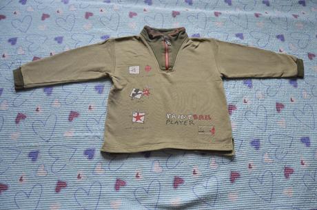 104 110 bavlněná mikina mikinka, 110