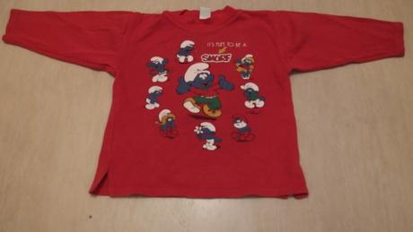 Mikina se šmoulíky, c&a,116