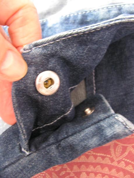 Džínová elastická šatovka v.2-3 měs., f&f,62