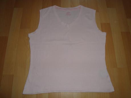Tričko bez rukávů - sv. růžové, vel. l, authentic,l