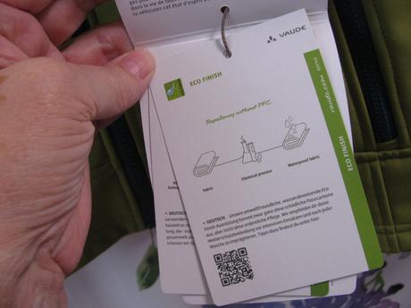 Softshellová khaki bunda s kapucí vaude, 140