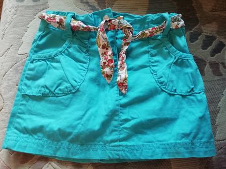 Krásná tyrkysová sukénka nová-cca 98, 98