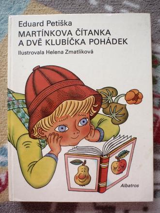 Kniha martínkova čítanka a dvě klubíčka pohádek.,