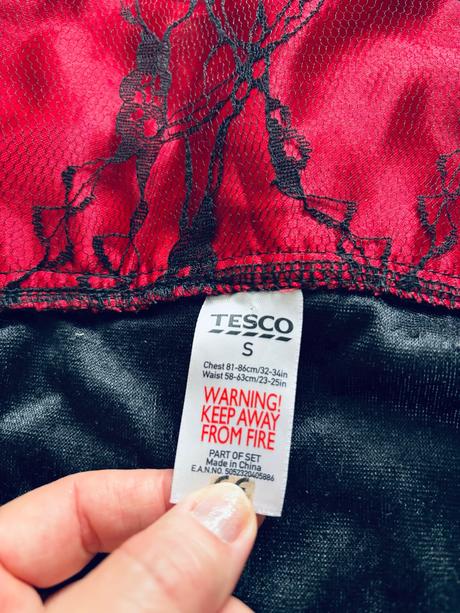 An8/ kostým upírka/ čarodějnice - v.s dámský, 