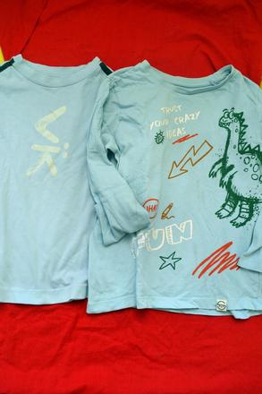 2x tričko 128, bavlna, coolclub,128