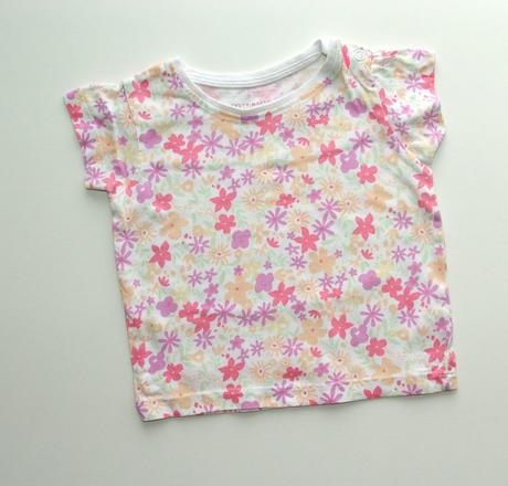 K375 květované tričko vel. 74, primark,74