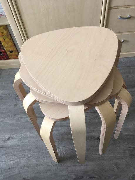 Stolička kyrre (ikea) - bříza (4ks), 
