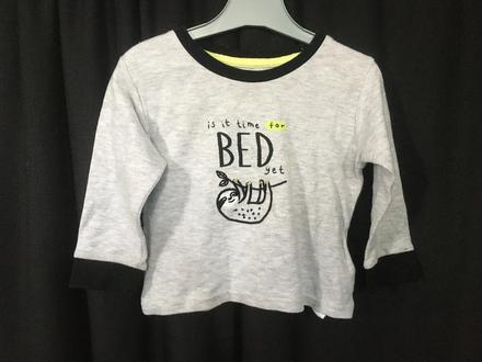 Vel. 86 pyžamové triko s lenochodem, 86