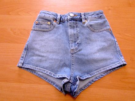 Dívčí džínové šortky vel 146, denim,146