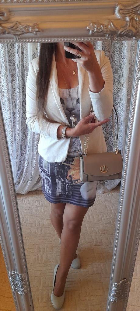 Zara ležérní melírové sako, zara,m