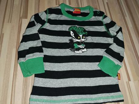 Pruhované tričko s bampsem 86 lindex, lindex,86