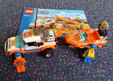 Lego city 60012 - džíp 4x4 a potápěčský člun.,